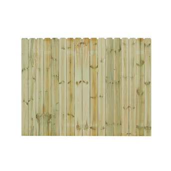 Severe Weather 6.0-ft x 8.0-ft Pressure Treated Spruce Pine Fir Dog Ear Privacy Fence Panel